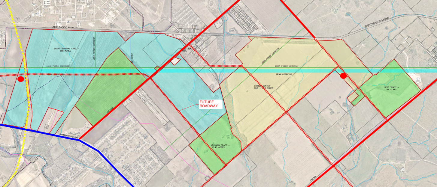 SMART Terminal Land 888 acres parcel exhibit version A
